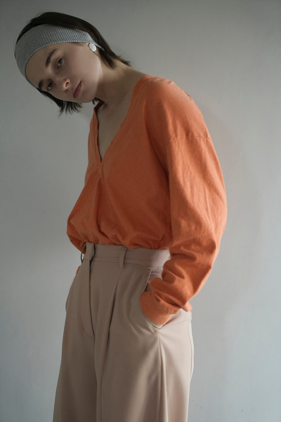 deep v neck tops