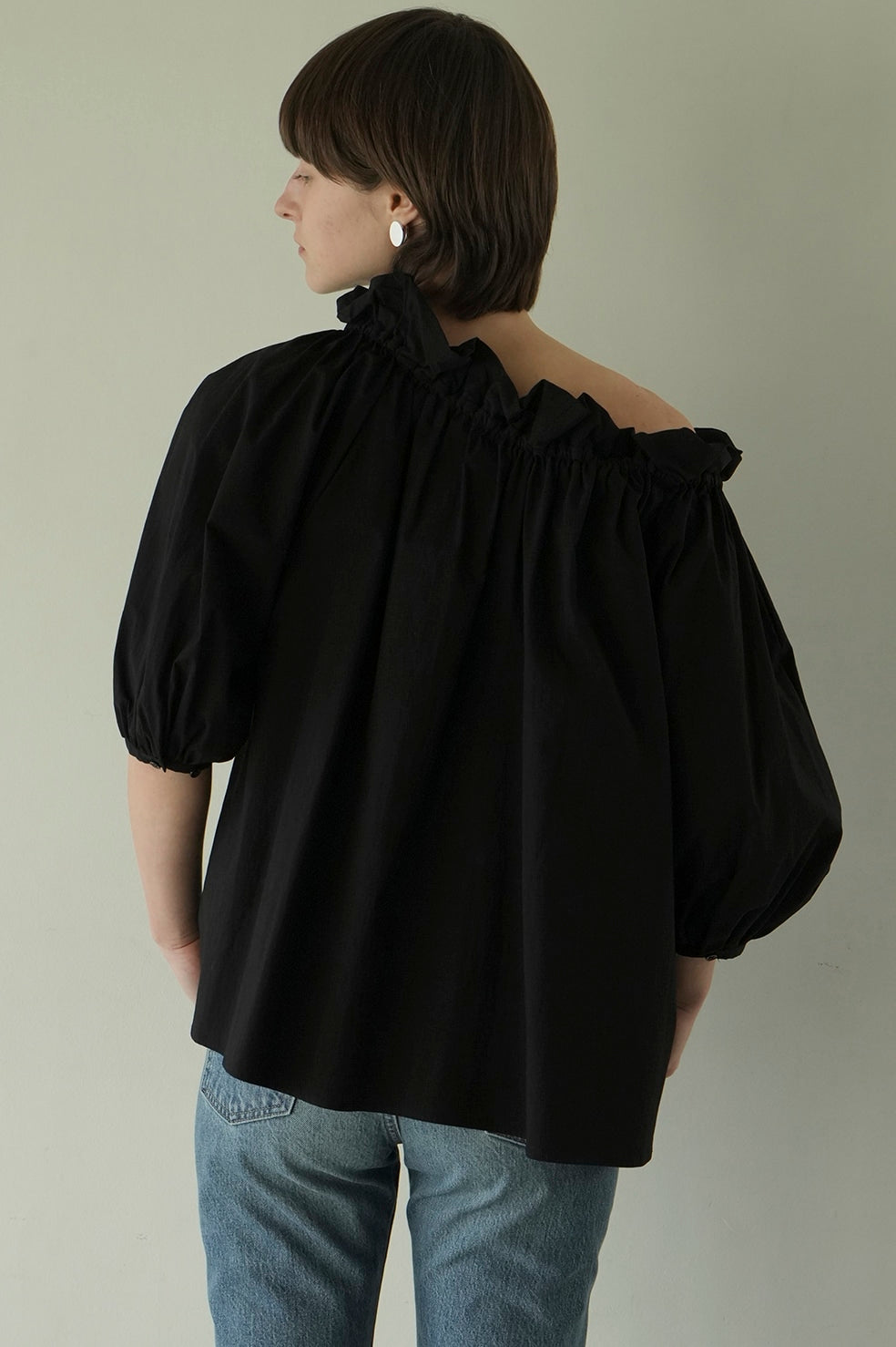 2way puff neck tops