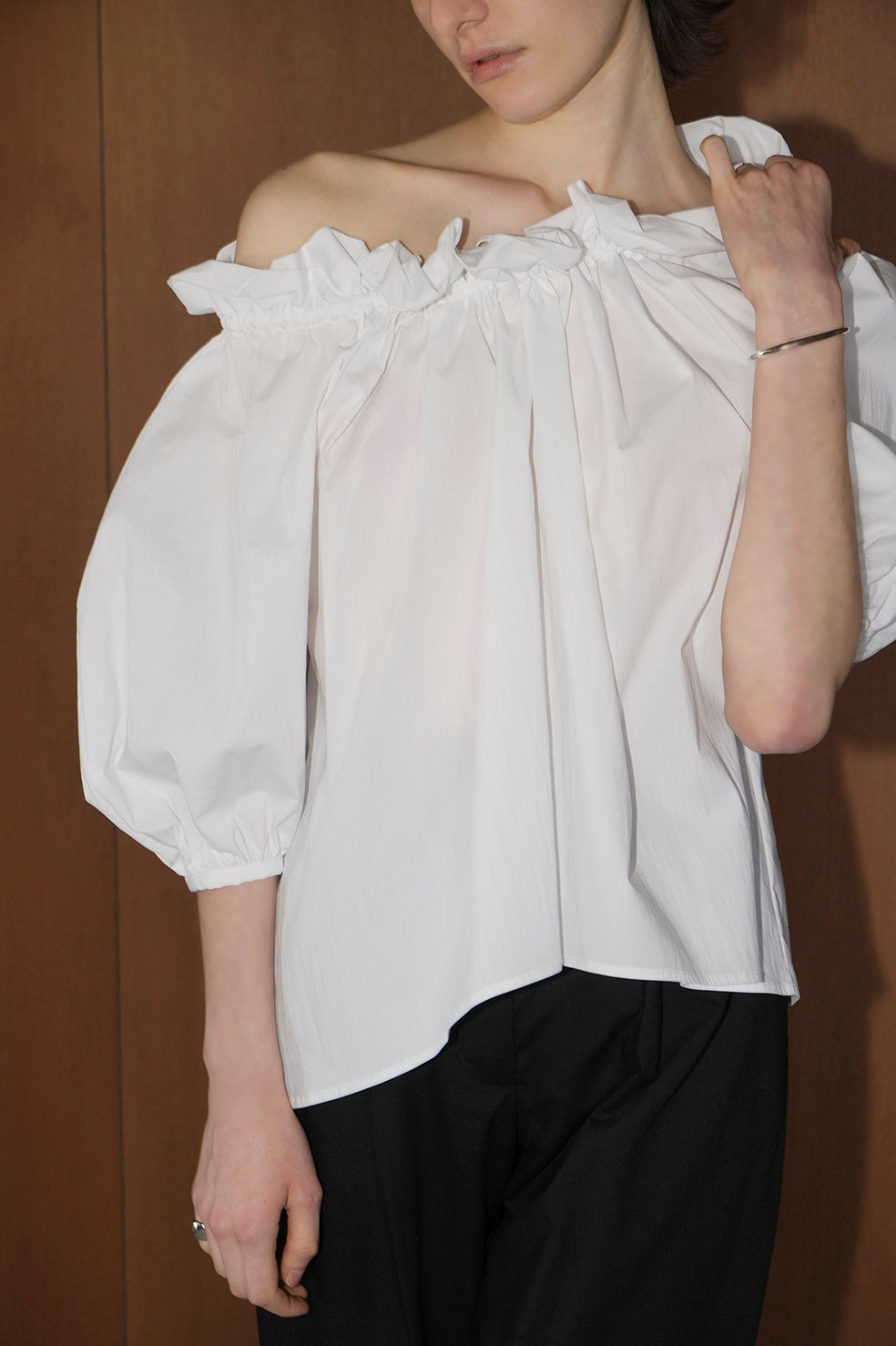 2way puff neck tops