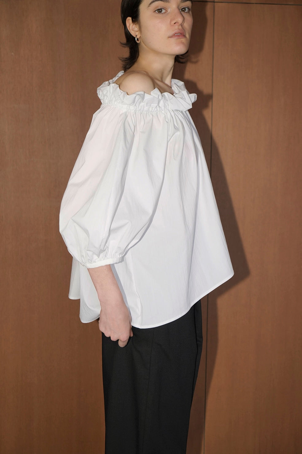 2way puff neck tops