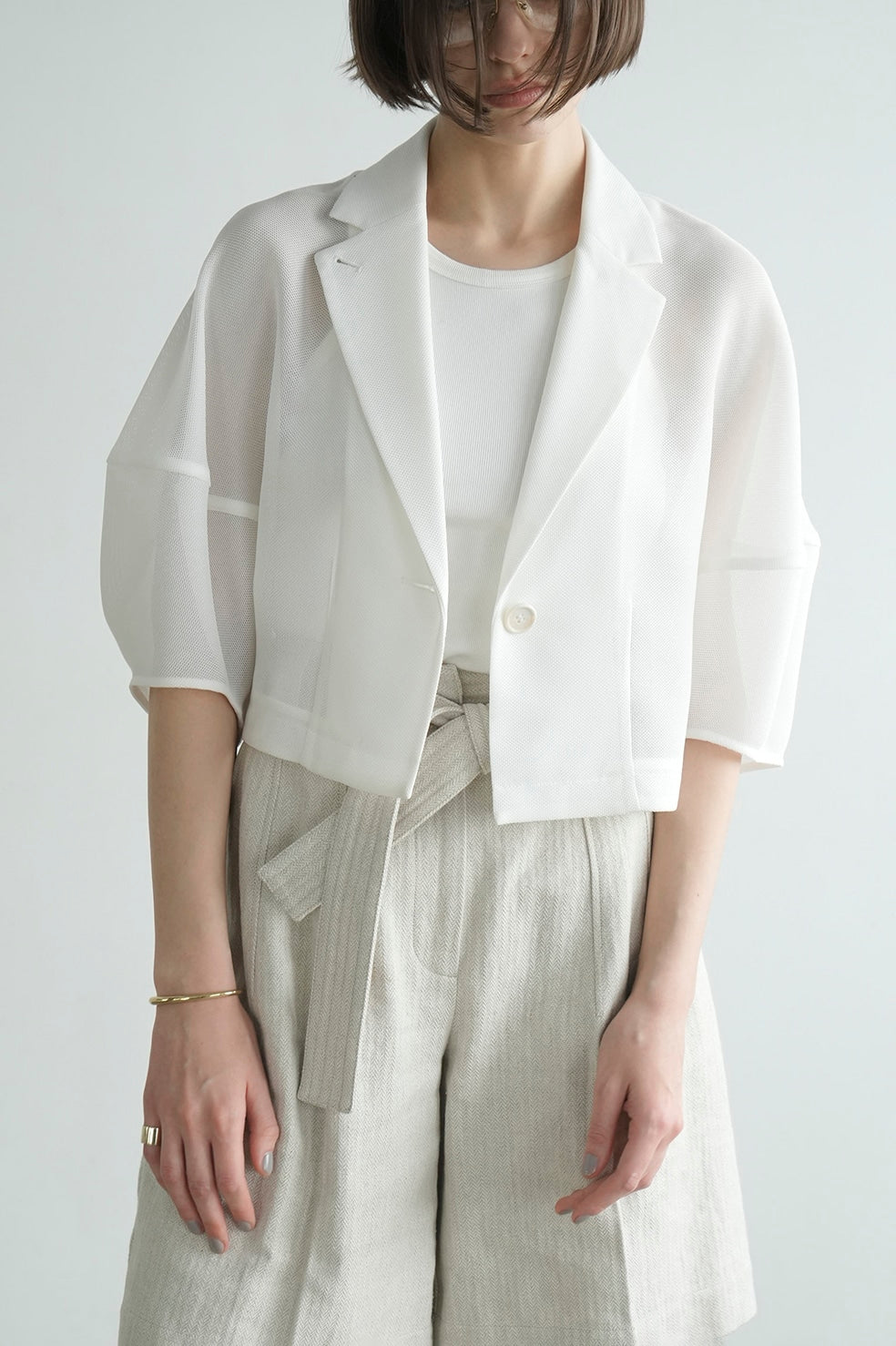 mesh lantern jacket
