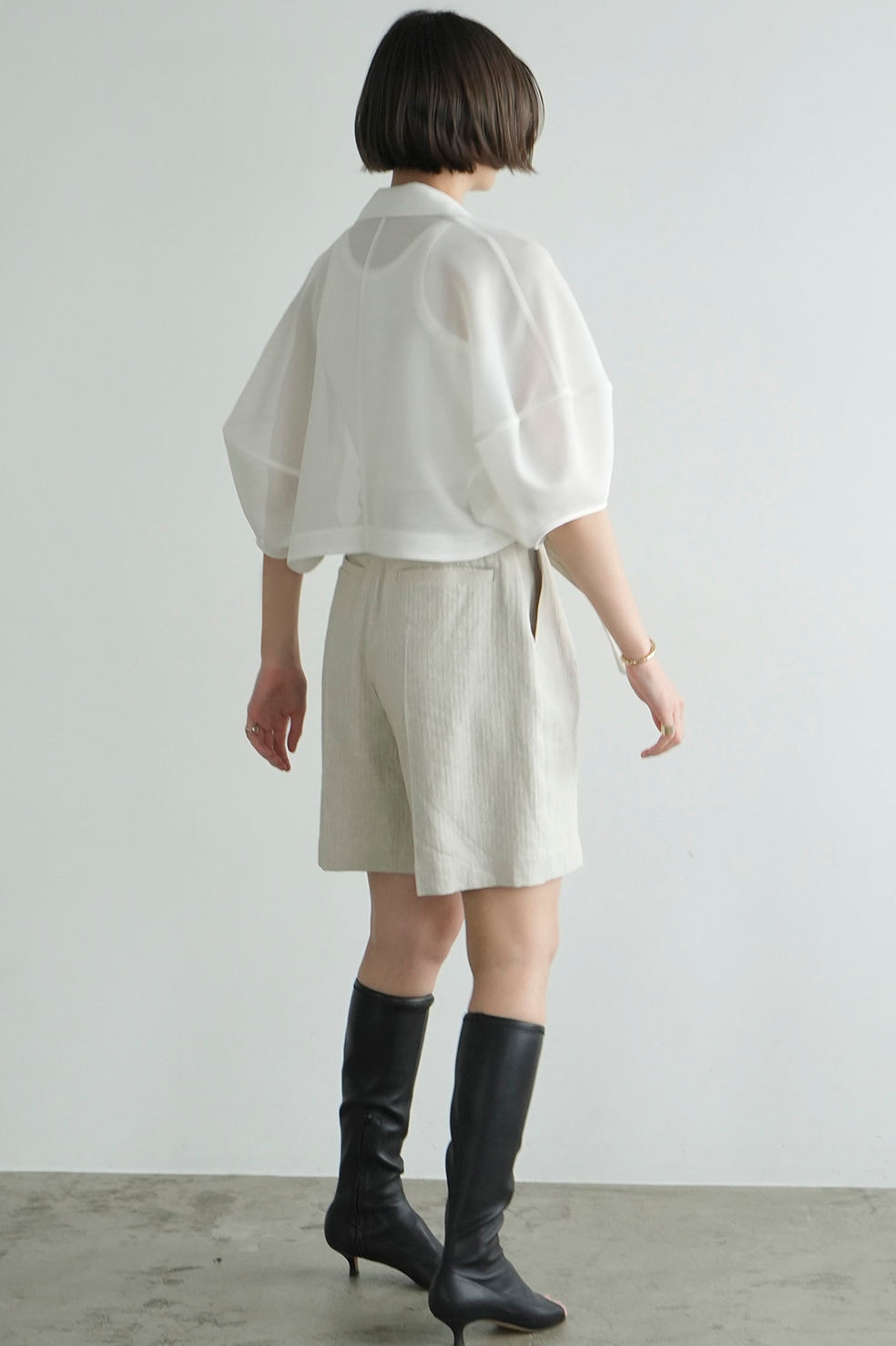 mesh lantern jacket