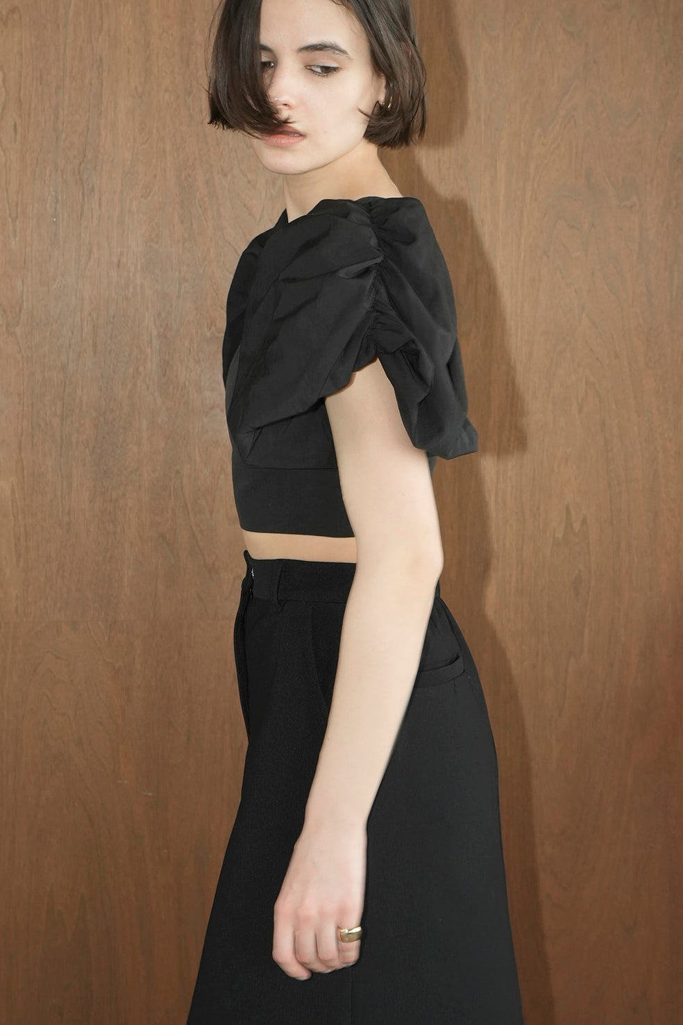 volume puff short tops