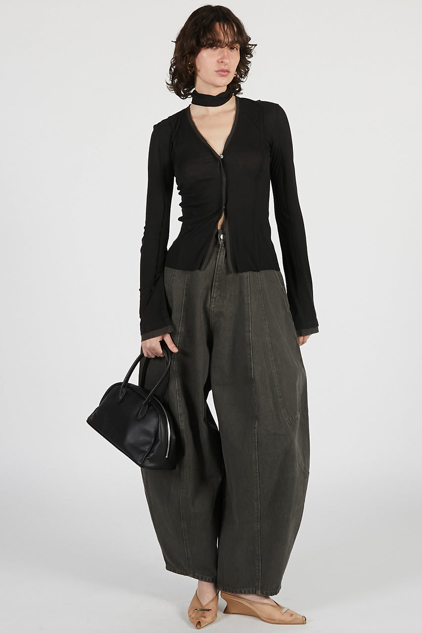 outseam jersey cardigan