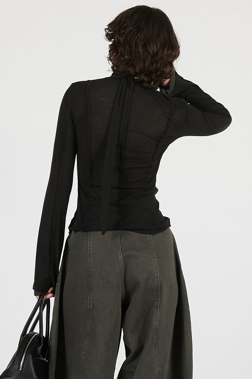 outseam jersey cardigan