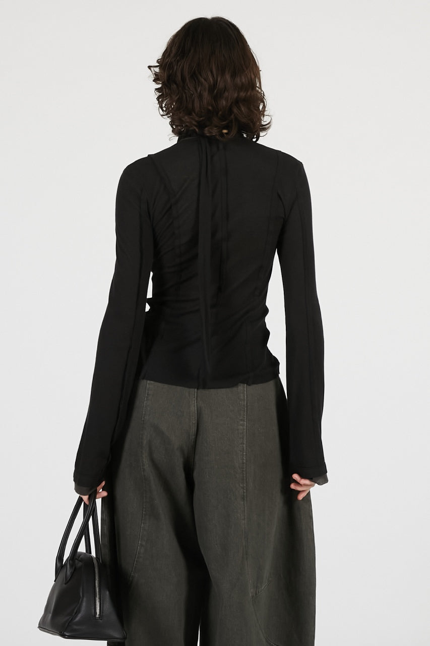 outseam jersey cardigan
