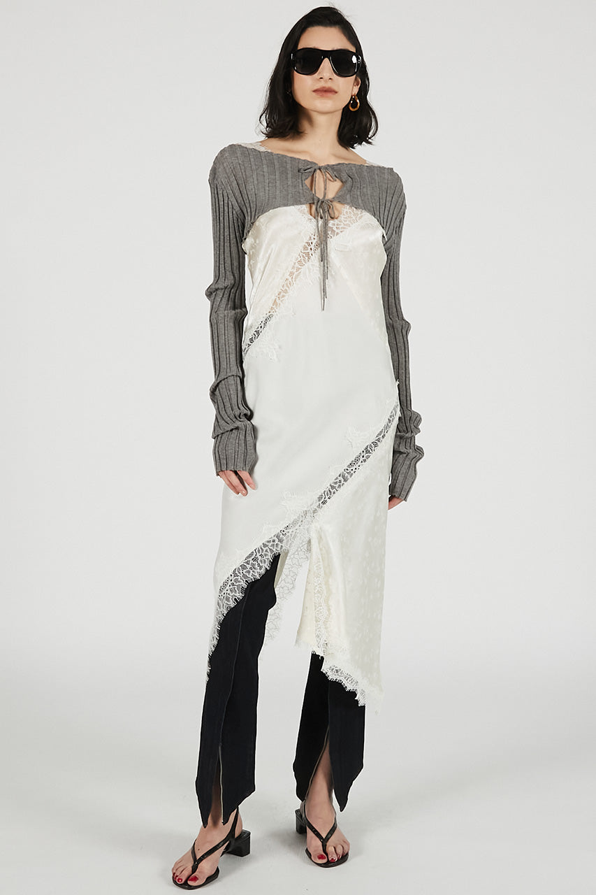 2way sheer rib bolero