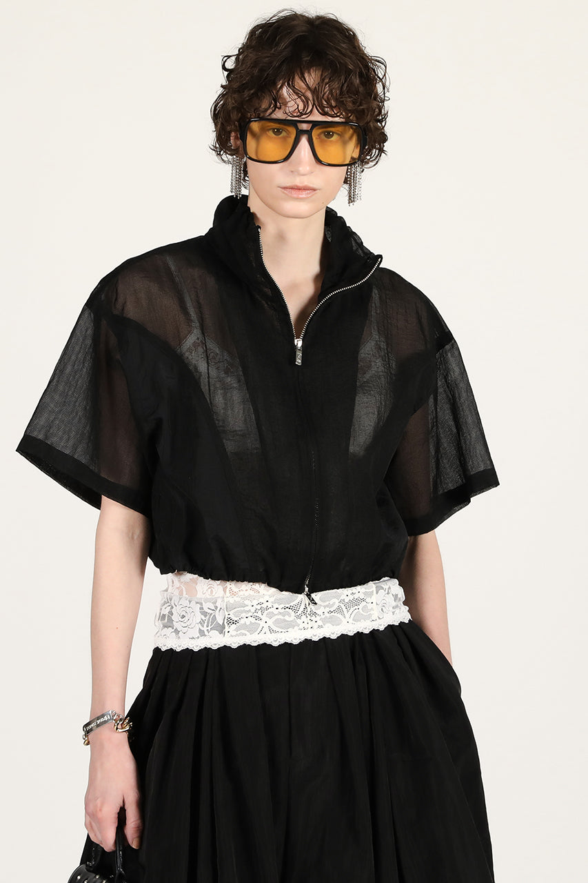 sheer ripstop track jacket