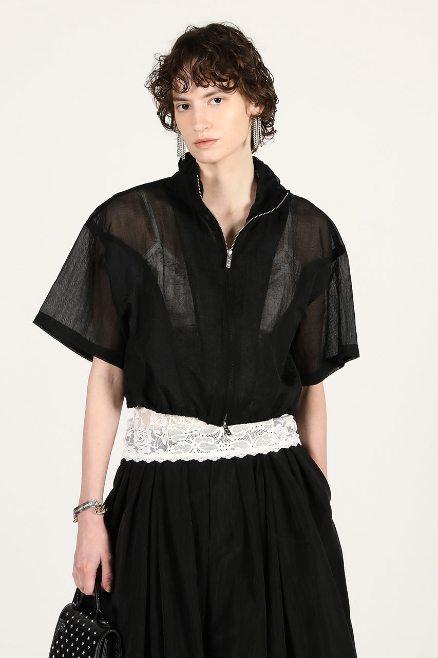 sheer ripstop track jacket