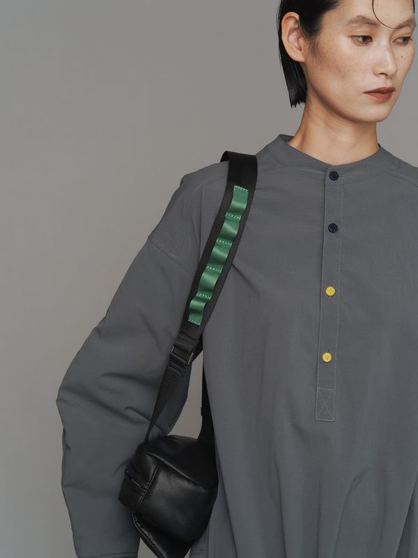 leather plump mini bag