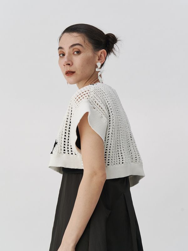 crochet wave top
