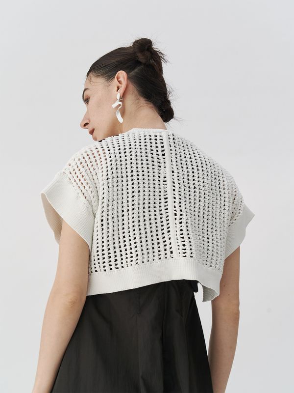 crochet wave top