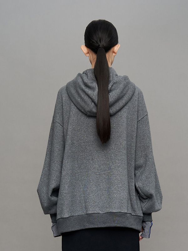 arm cover docking zipup hoodie