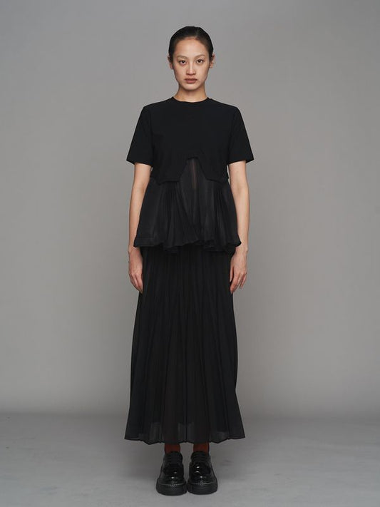 sheer origami pleats sk