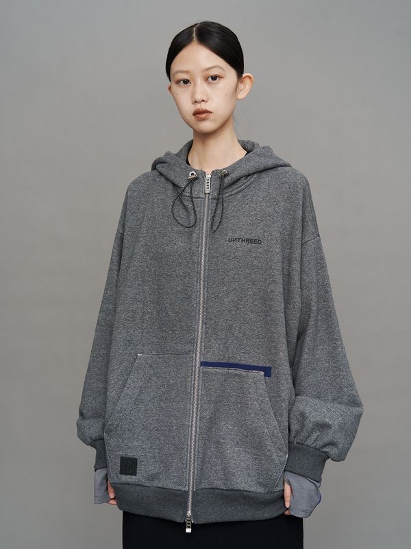 arm cover docking zipup hoodie