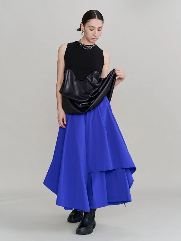 glossy tuck drape tt