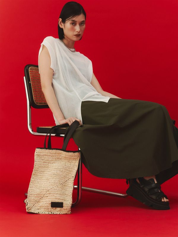 triangle fold tote