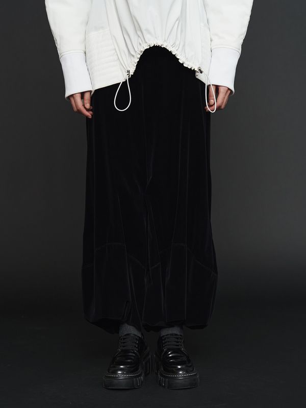 velvet hem gather pt