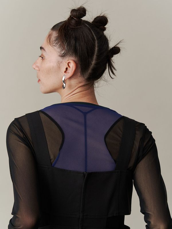 wave line sheer top