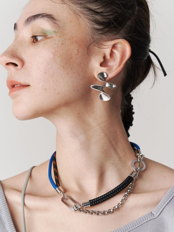 mixed rope chain necklace