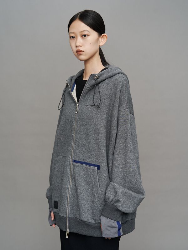 arm cover docking zipup hoodie