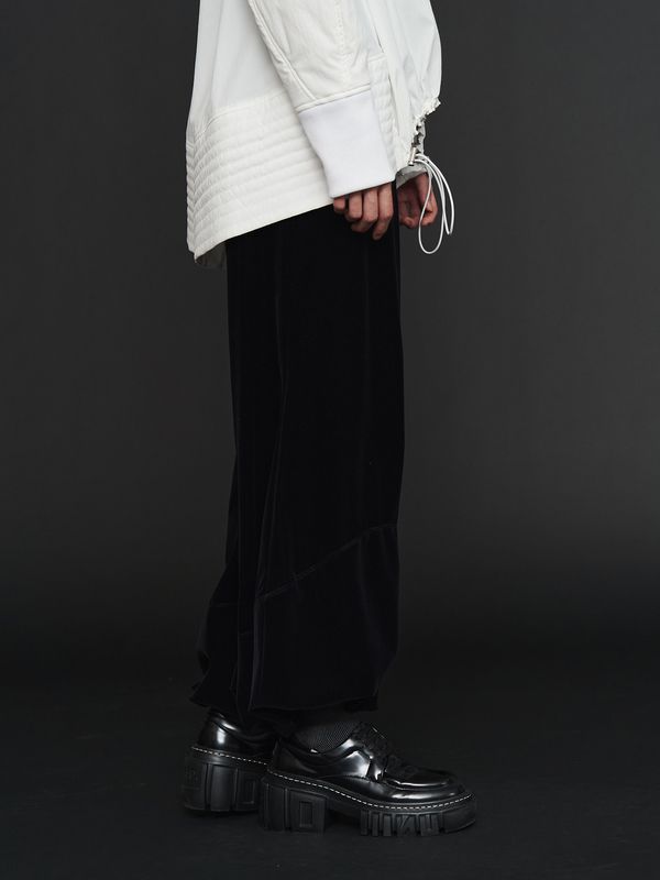 velvet hem gather pt