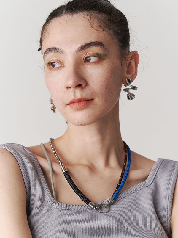 mixed rope chain necklace