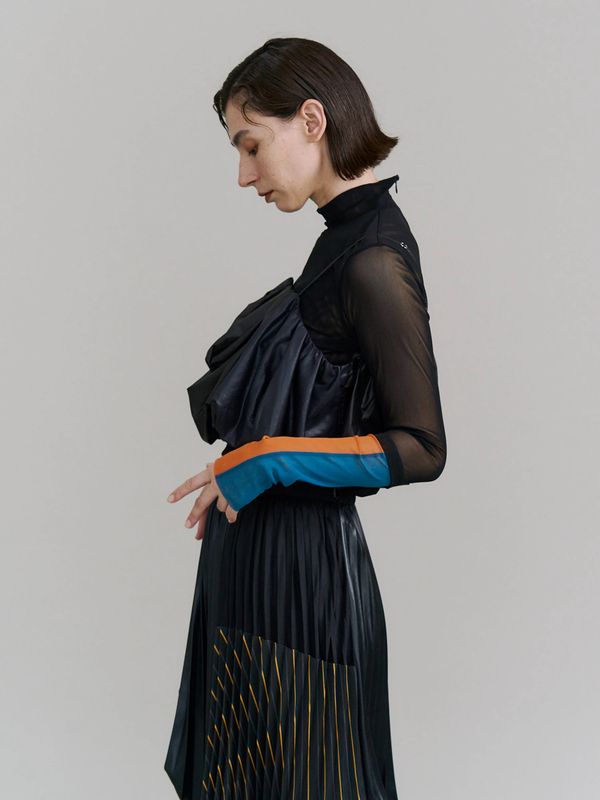 drape balloon bustier
