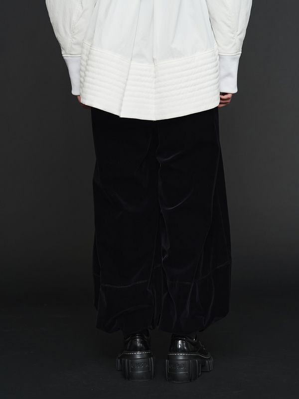 velvet hem gather pt