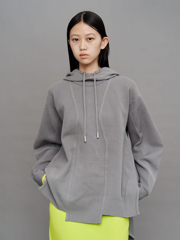 hood knit tent top