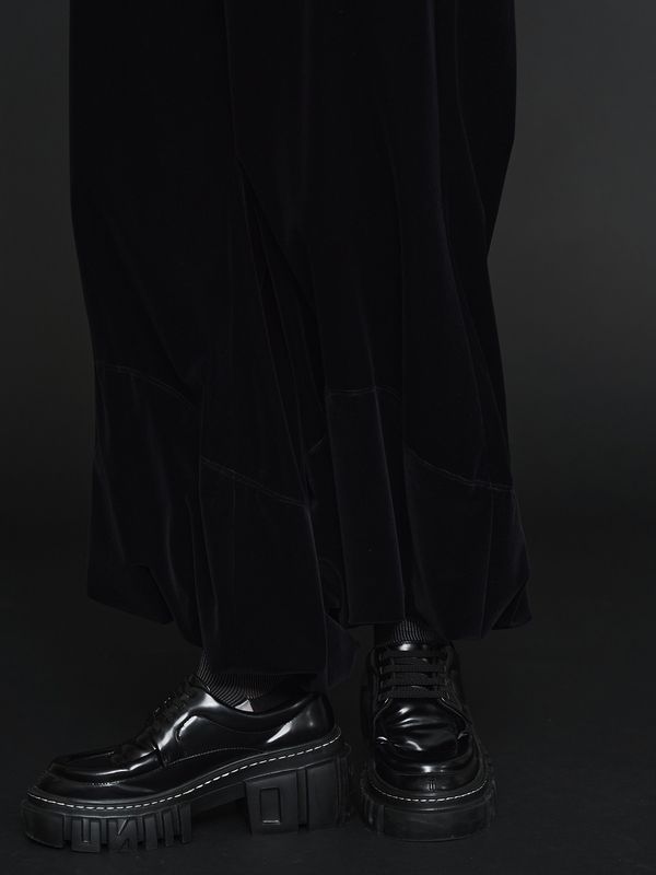 velvet hem gather pt