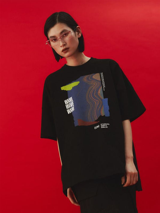 abstract wave t-sh