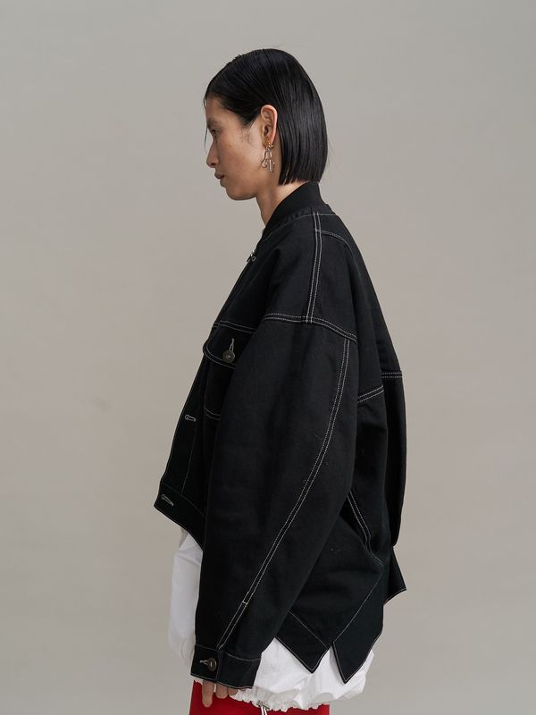 ma-1 docking denim jacket