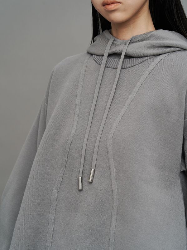 hood knit tent top