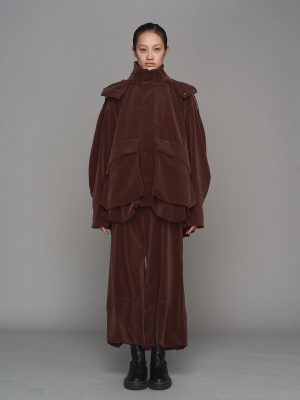 velvet hem gather pt