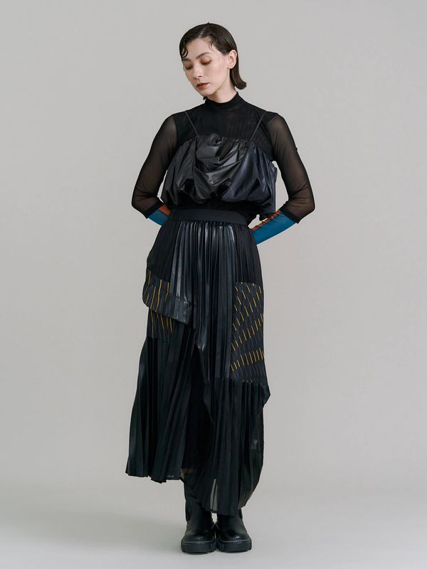 drape balloon bustier
