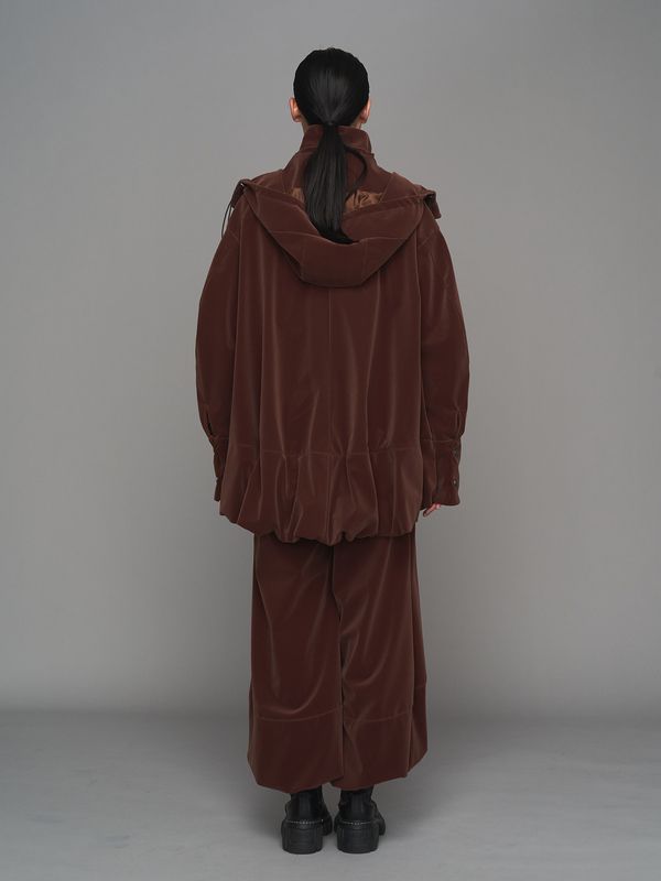 velvet hem gather pt