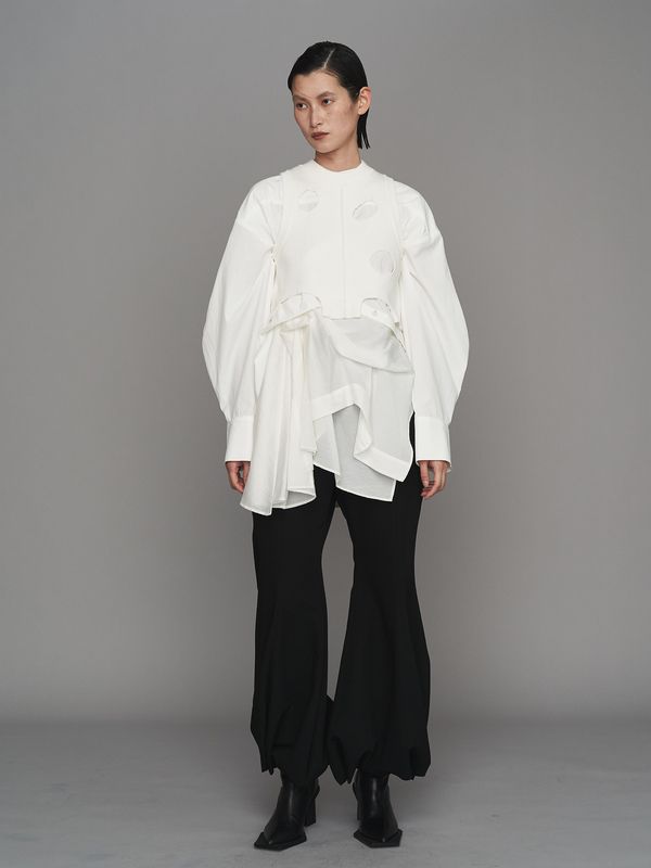 pattern mix shirt