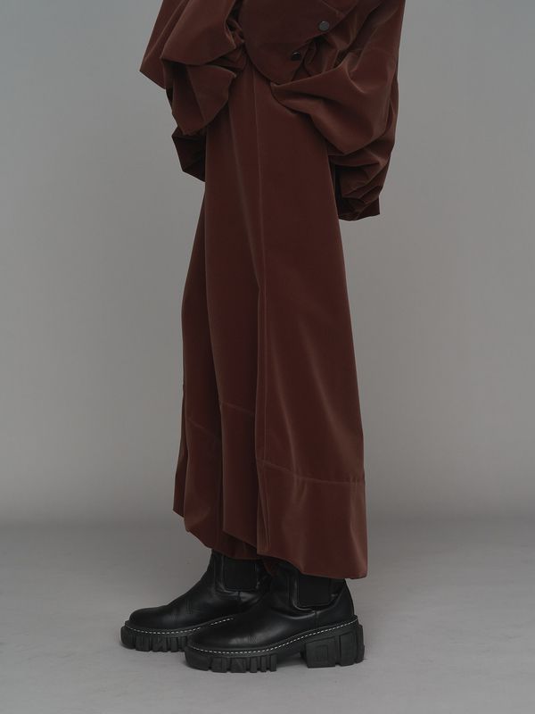 velvet hem gather pt