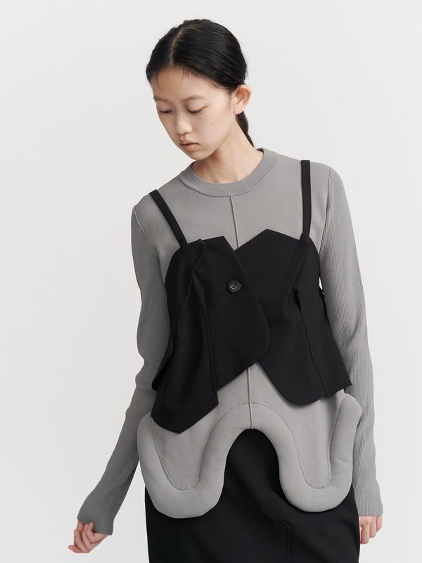 front back docking bustier