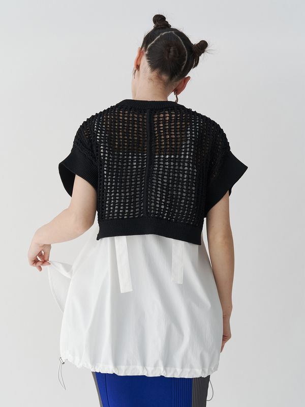crochet wave top