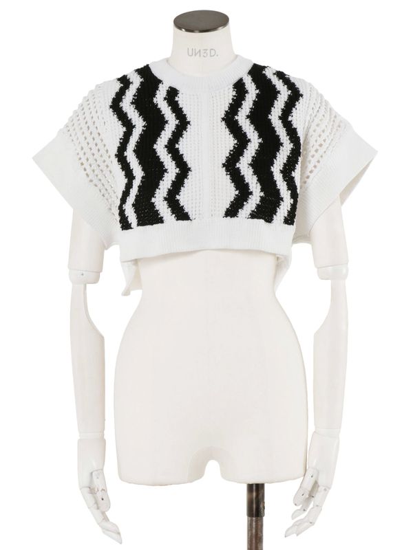 crochet wave top