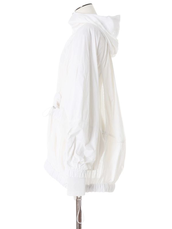 sun cut gather blouson