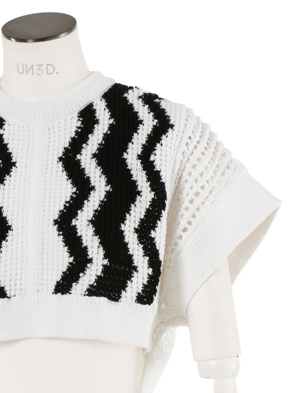 crochet wave top