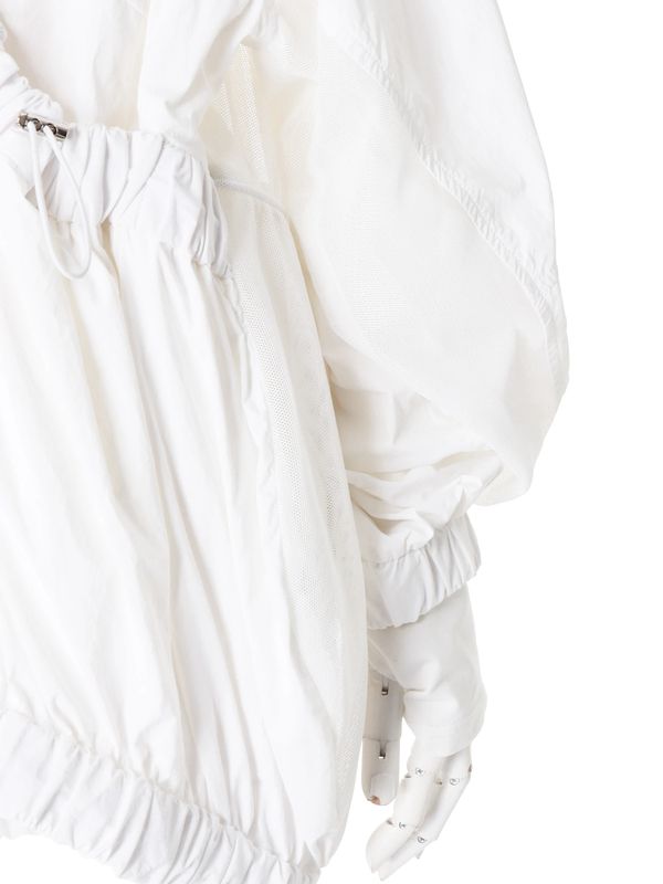 sun cut gather blouson