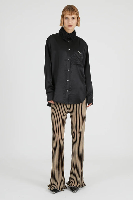 beaded knit pants