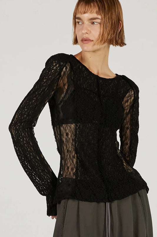 lacing top