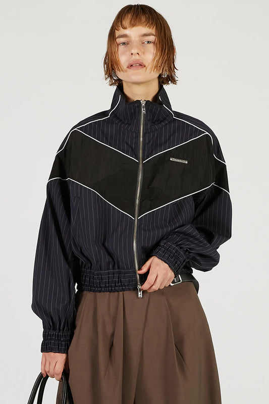wool track blouson