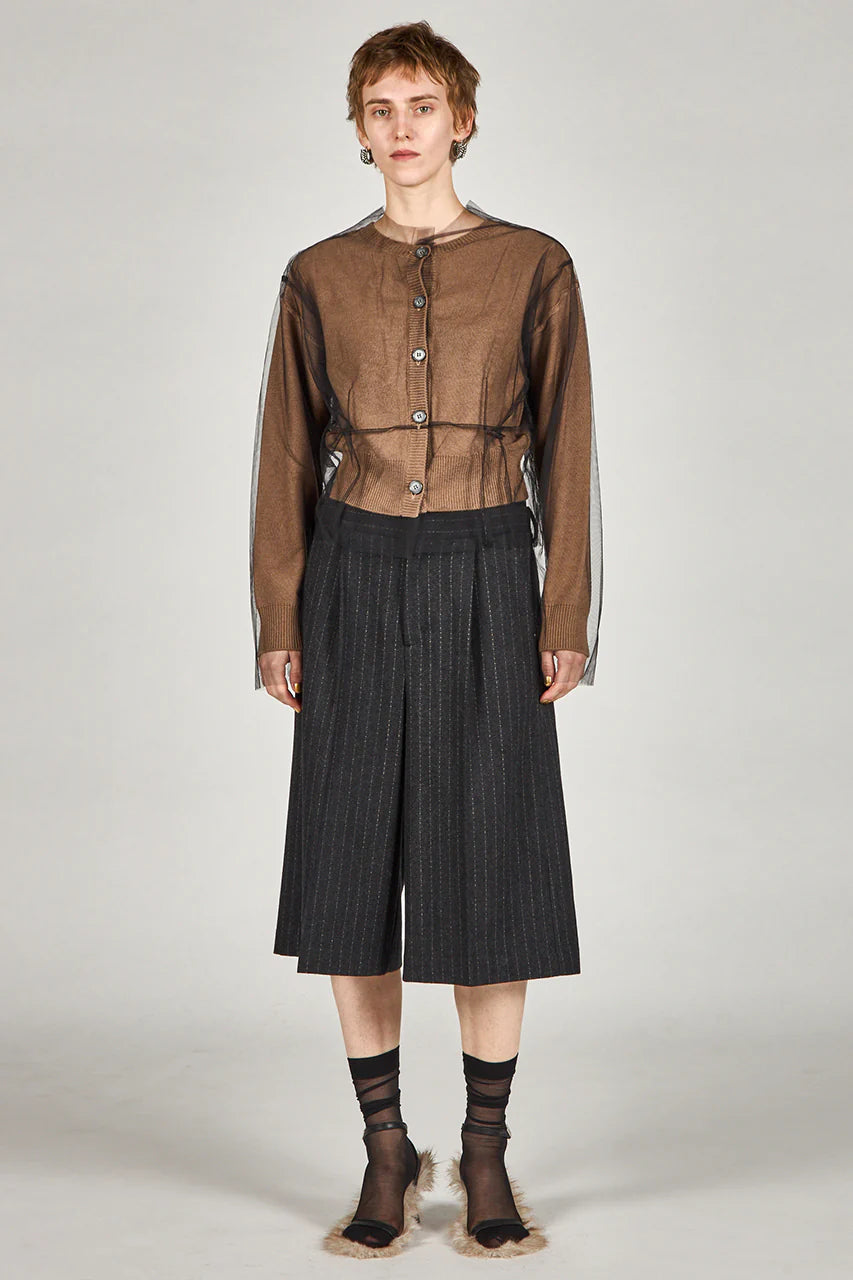 double waist half pants