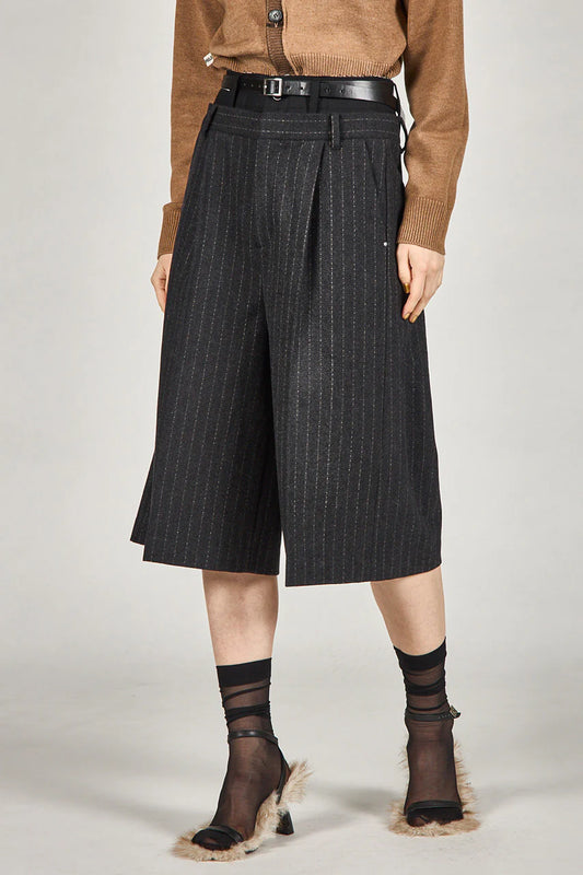 double waist half pants